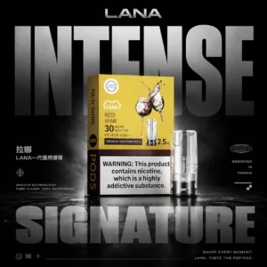 LANA 發光一代通用煙彈｜主打吸氣感應炫彩特效與微孔陶瓷芯｜適合偏好絢麗視覺與細緻霧化的一代主機玩家