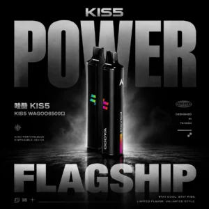 WAGOO 哇酷 KIS5 6500口拋棄式電子煙｜主打雙芯驅動黑科技與職人級防漏密封結構｜適合偏好變幻口感與極致順滑擊喉力的玩家