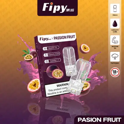 【買3贈主機】Fipy果派一代通用透明煙彈｜獨立可視油艙結構呈現清透霧感｜重視殘油量與便利性的高頻使用者首選