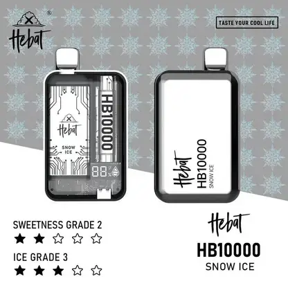 Hebat喜貝10000拋棄式電子煙｜智能晶片控溫維持低負擔感順暢進氣｜適合不喜歡繁瑣注油換彈的新手
