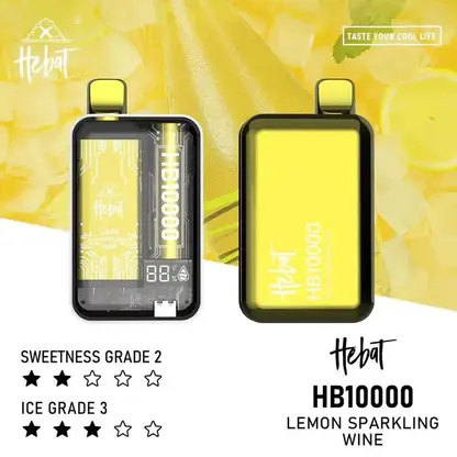 Hebat喜貝10000拋棄式電子煙｜智能晶片控溫維持低負擔感順暢進氣｜適合不喜歡繁瑣注油換彈的新手