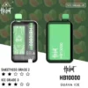 Hebat喜貝10000拋棄式電子煙｜智能晶片控溫維持低負擔感順暢進氣｜適合不喜歡繁瑣注油換彈的新手