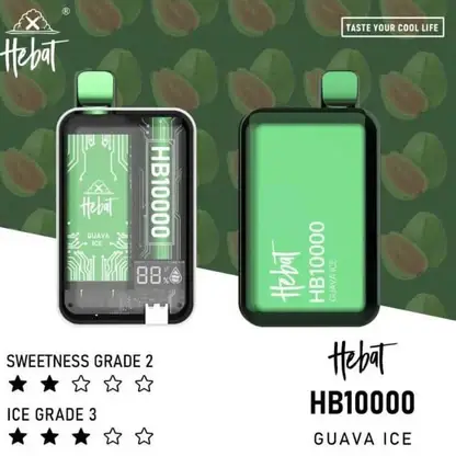 Hebat喜貝10000拋棄式電子煙｜智能晶片控溫維持低負擔感順暢進氣｜適合不喜歡繁瑣注油換彈的新手