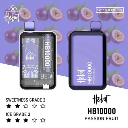 Hebat喜貝10000拋棄式電子煙｜智能晶片控溫維持低負擔感順暢進氣｜適合不喜歡繁瑣注油換彈的新手