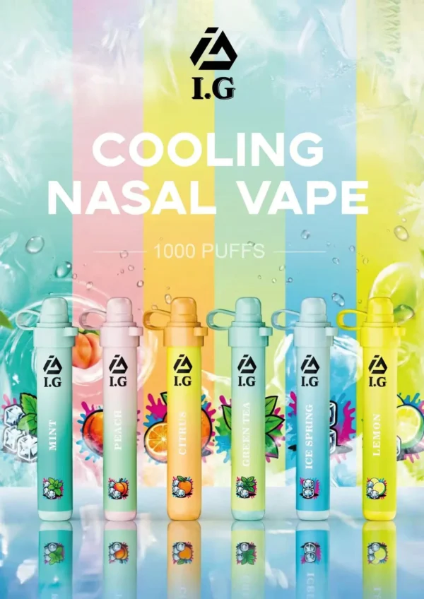 I.G 夏威夷鼻通鼻吸薄荷棒｜6款清新香氣與涼感體驗｜適合追求隨身清新感受的使用者
