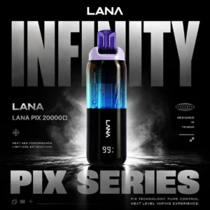 LANA PIX 閃光彈 20000口拋棄式電子煙｜獨家摺疊式吸嘴設計與爆汁霧感體驗｜適合追求高容量與創新體驗的玩家